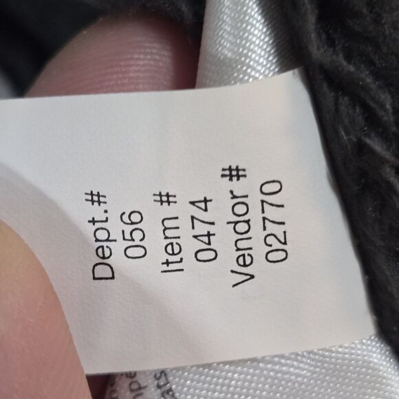 Eddie Bauer Womens Fuzzy Fleece Black Long Sleeve Full Zip Hooded Coat Jacket M - Picture 8 of 14